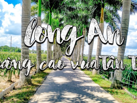 Lạc bước trên “con đường hạnh phúc” đẹp mê mẩn ở Long An