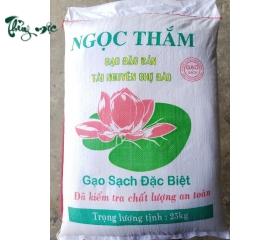 Gạo đặc sản tài nguyên chợ đào Ngọc Thắm túi 25kg