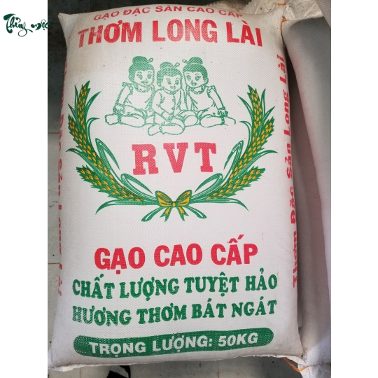 Gạo thơm long lài RVT túi 50kg